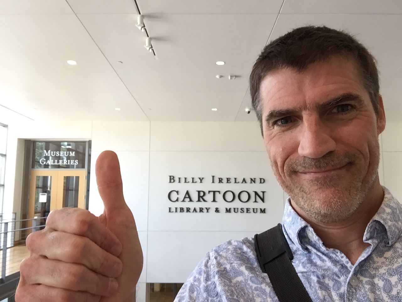 At the Billy Ireland Cartoon Museum